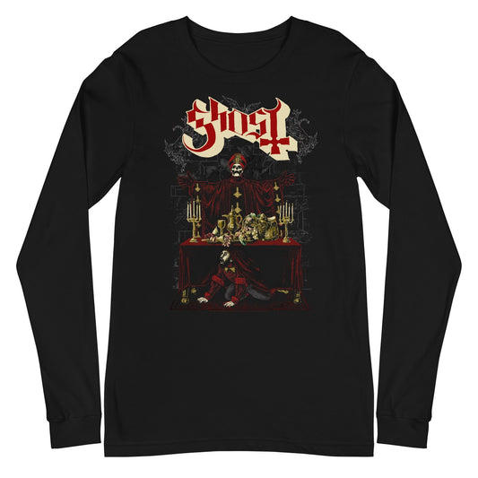 Ghost Last Supper Mens Long Sleeve T Shirt Black