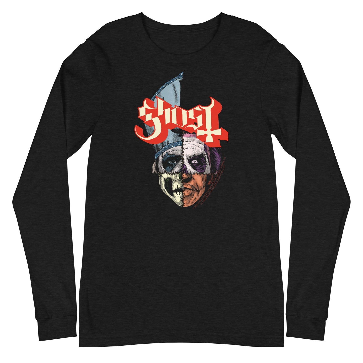 Ghost Four Corners Mens Long Sleeve T Shirt Black