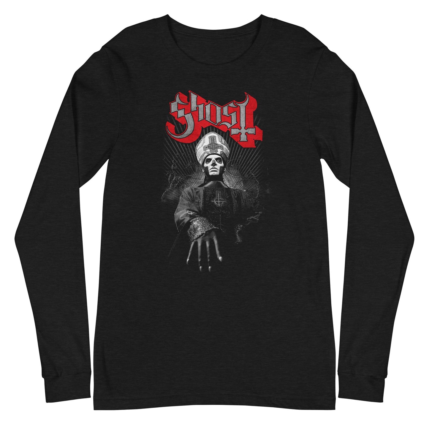 Ghost Silveresque Mens Long Sleeve T Shirt Black