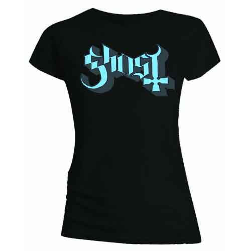 Ghost Blue/Grey Keyline Logo [T-Shirt] Officially Licensed