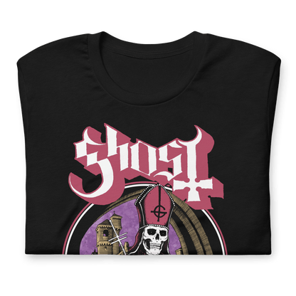 Ghost Carrying Cross Officially Licensed Mens T Shirt Black