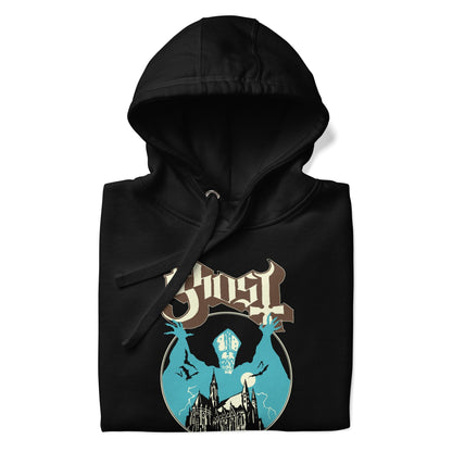 Ghost Castle Classic Mens Officially Licensed Hoodie Black