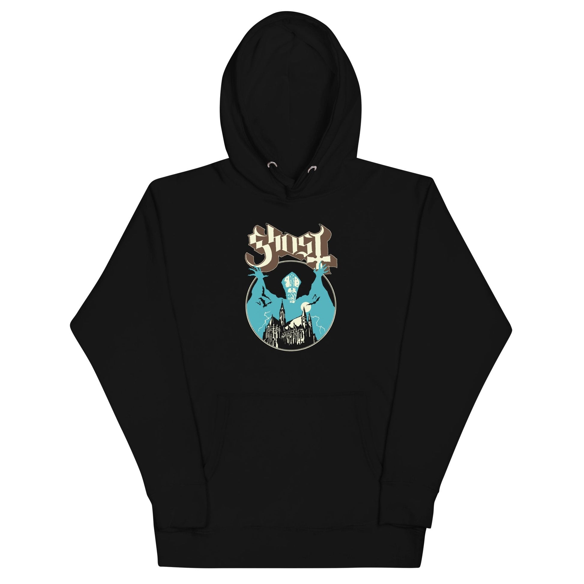 Ghost Castle Classic Mens Officially Licensed Hoodie Black