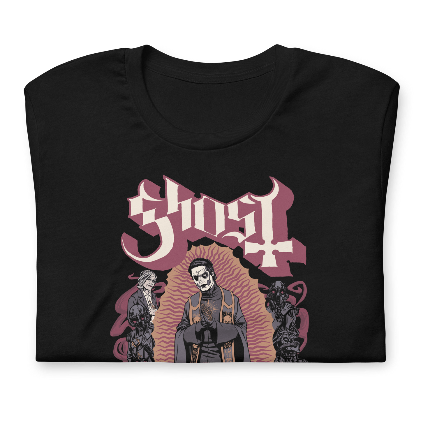 Ghost Come With Me Mens T- Shirt Black