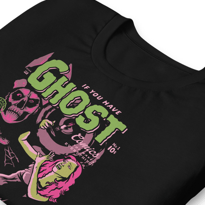 Ghost Comics Vintage Officially Licensed Mens T Shirt Black