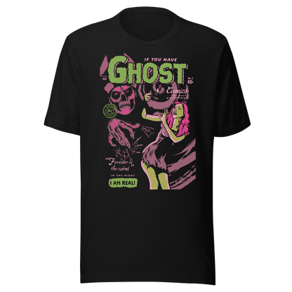 Ghost Comics Vintage Officially Licensed Mens T Shirt Black