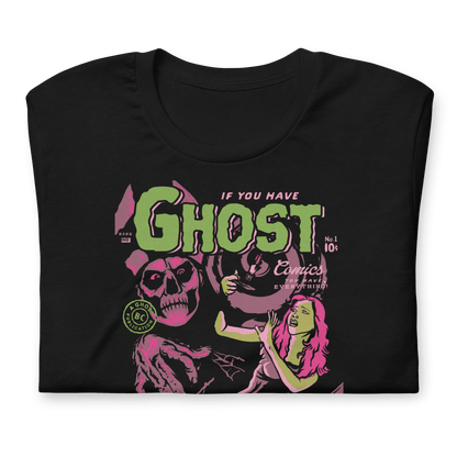 Ghost Comics Vintage Officially Licensed Mens T Shirt Black