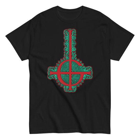 Ghost Cross Mens T Shirt Black