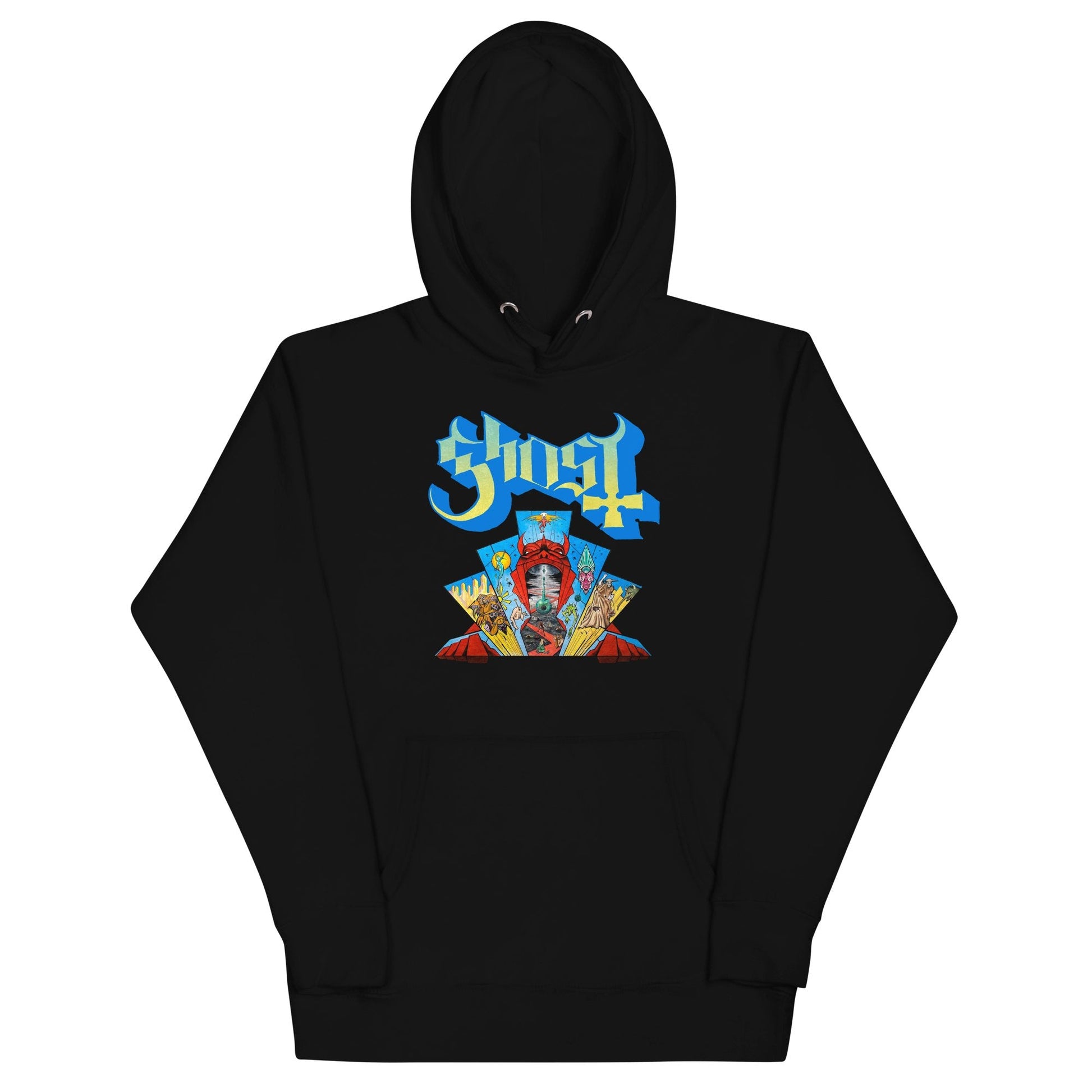 Ghost Devil's Mouth Classic Mens Officially Licensed Hoodie Black