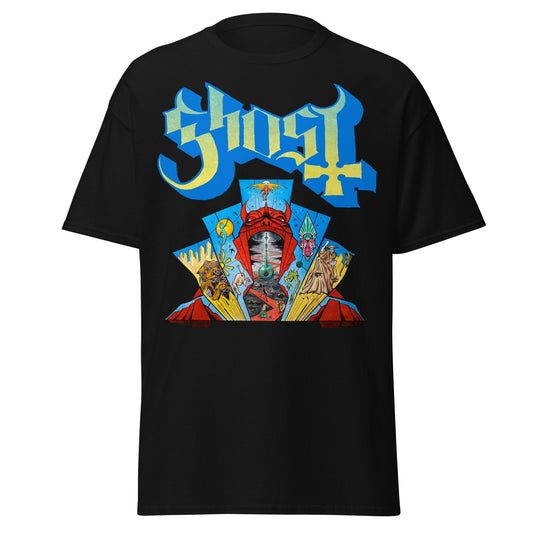 Ghost Devil's Mouth Jumbo Print Mens T Shirt Black