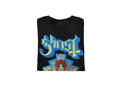 Ghost Devil's Mouth Jumbo Print Mens T Shirt Black