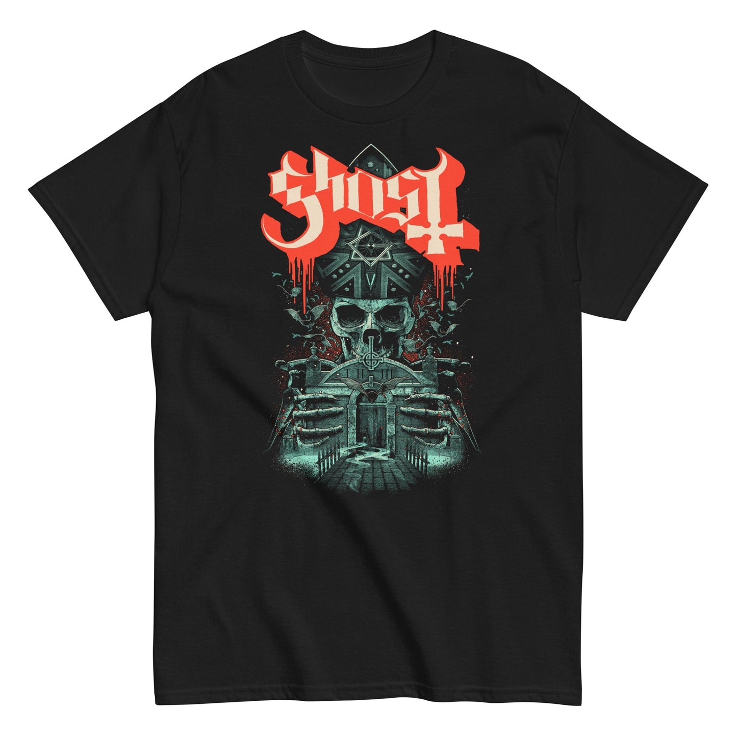 Ghost Enter Alone Mens T Shirt Black