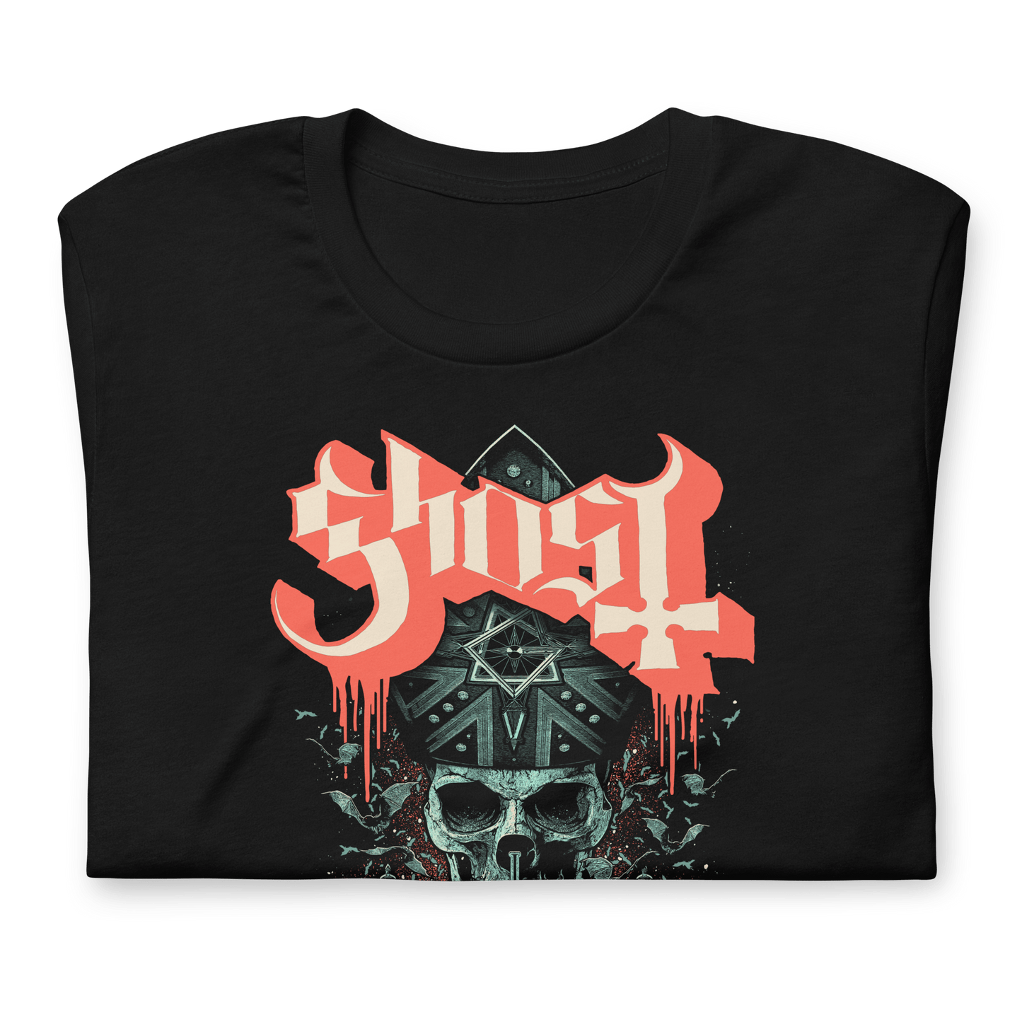 Ghost Enter Alone Officially Licensed Mens T Shirt Black