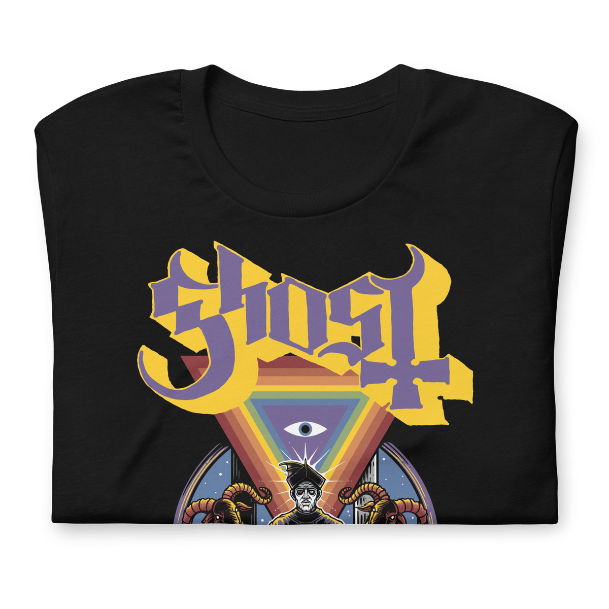 Ghost Eye of Providence Officially Licensed Mens T Shirt Black