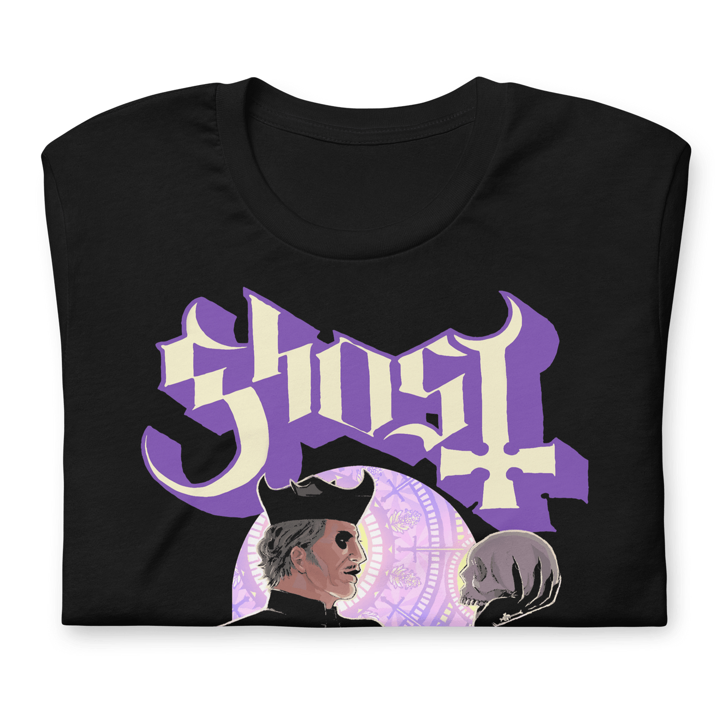Ghost Eye to Eye Officially Licensed Mens T Shirt Black