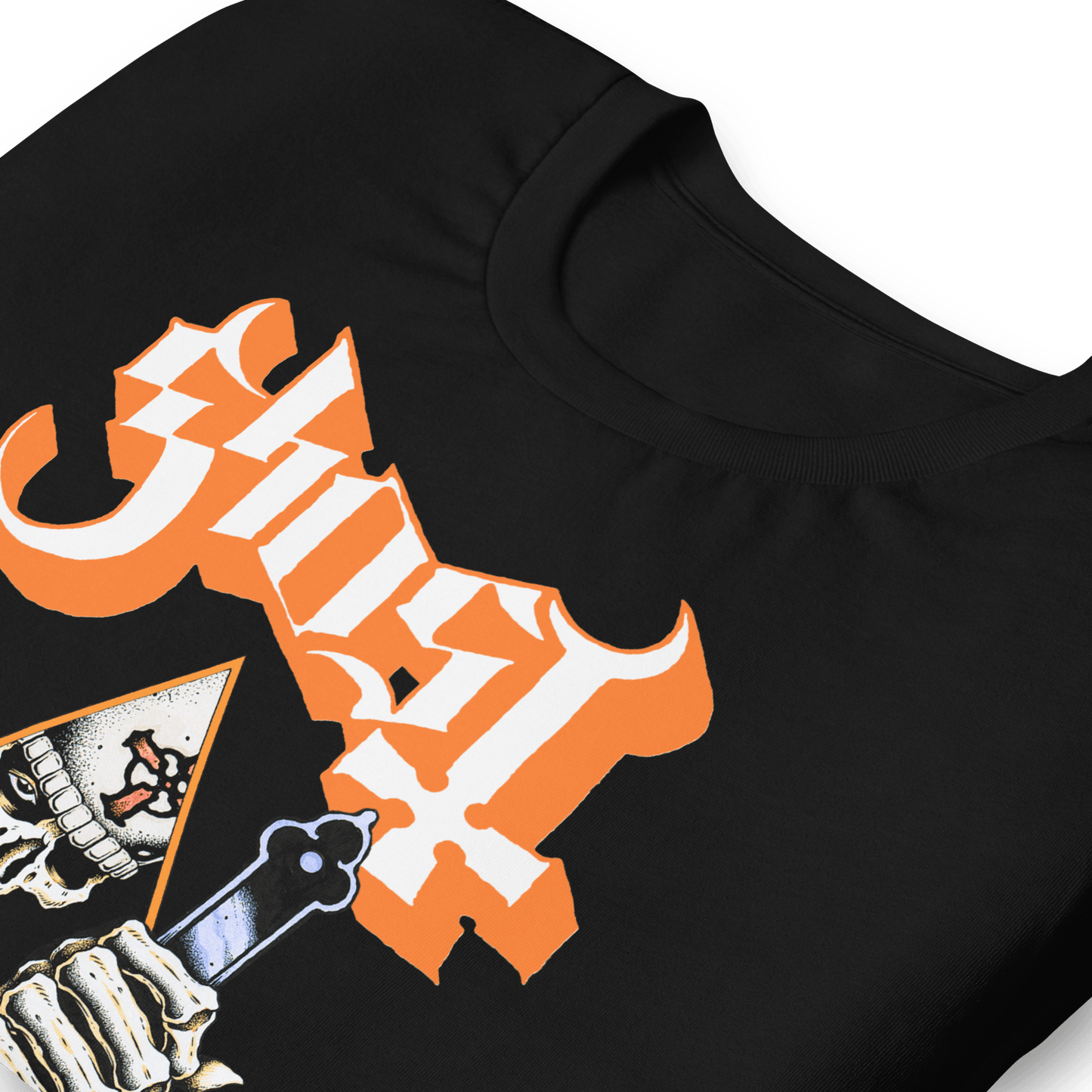 Ghost Hands Up Officially Licensed Mens T Shirt Black