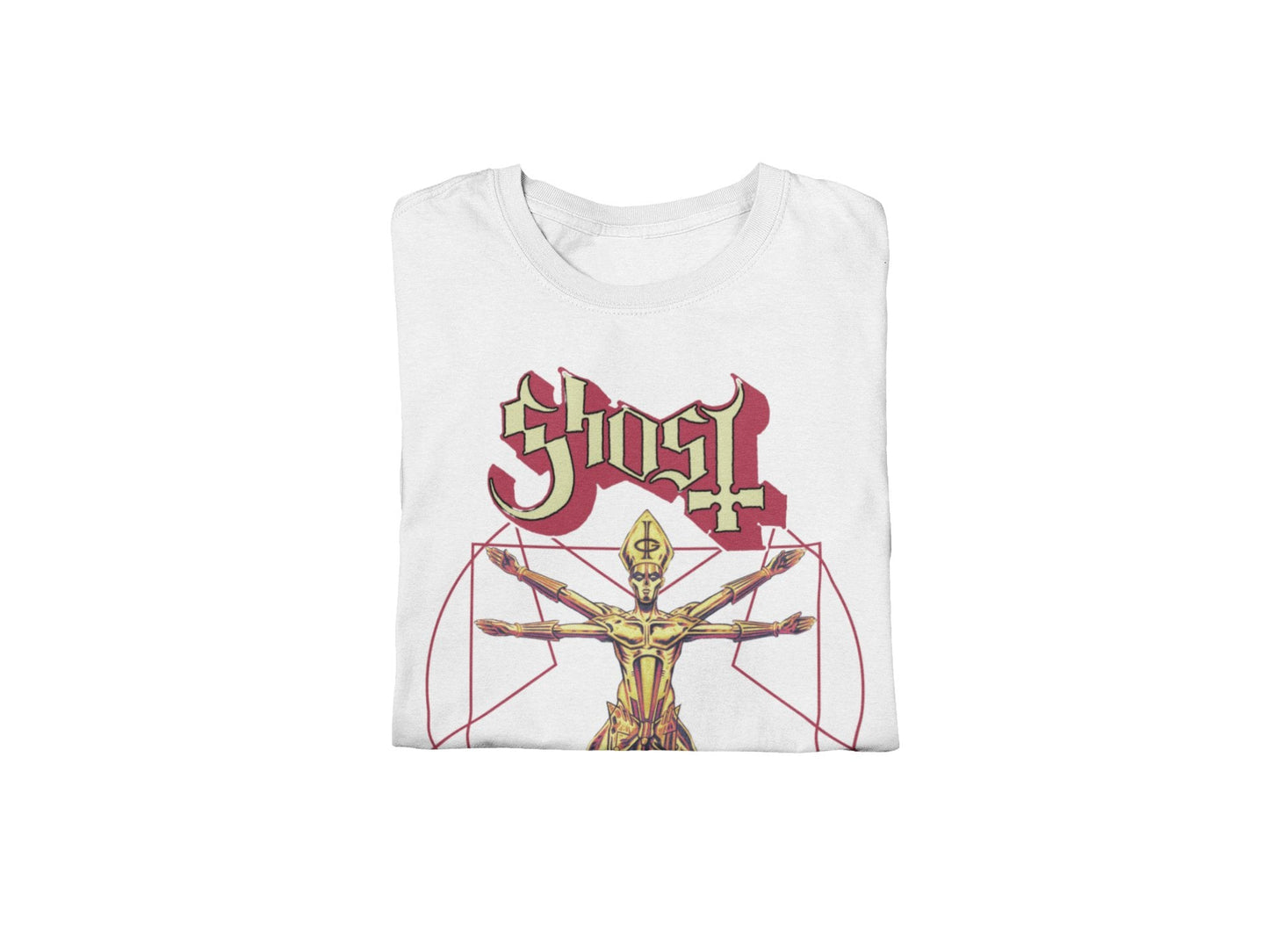 Ghost In the Machine Jumbo Print Mens T Shirt White