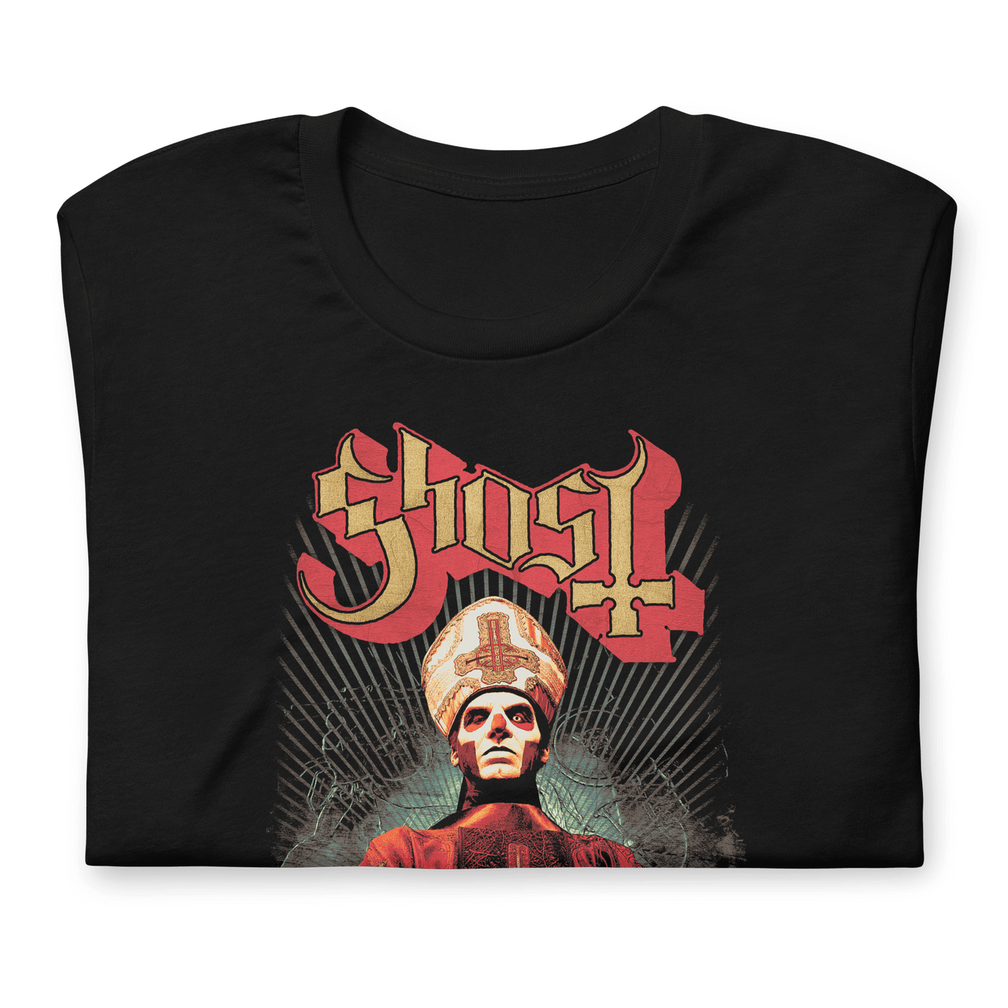 Ghost Kiss the Ring Officially Licensed Mens T Shirt Black