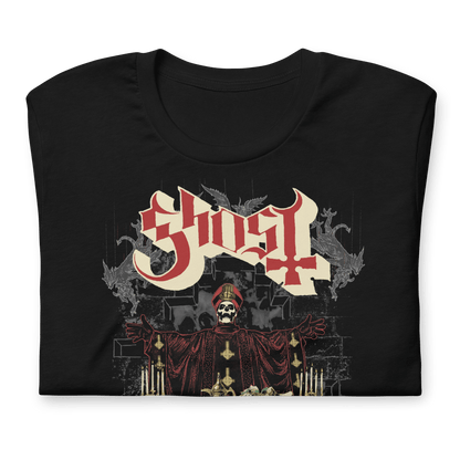 Ghost Last Supper Officially Licensed Mens T Shirt Black