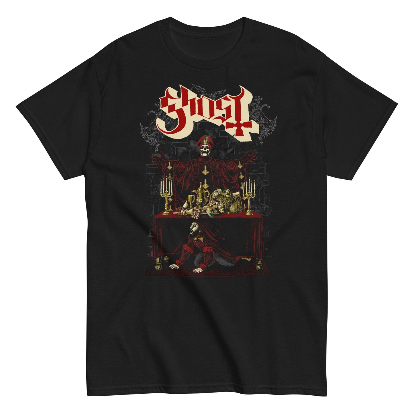 Ghost Last Supper Mens T Shirt Black