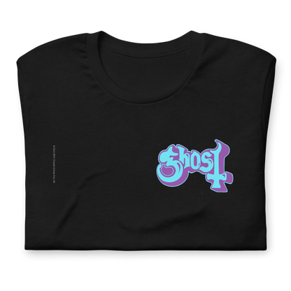 Ghost Left Chest Logo Officially Licensed Mens T Shirt Black