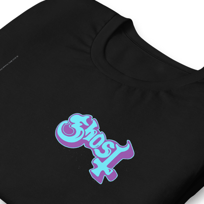Ghost Left Chest Logo Officially Licensed Mens T Shirt Black