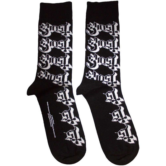 Ghost Logo Pattern [Socks]