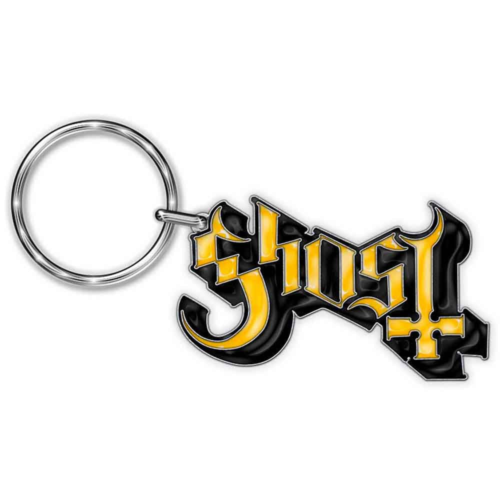 Ghost Logo Keychain