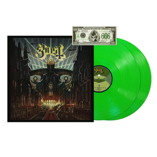 Ghost Meliora Deluxe 10th Anniversary Neon Green 2 LP Vinyl Record