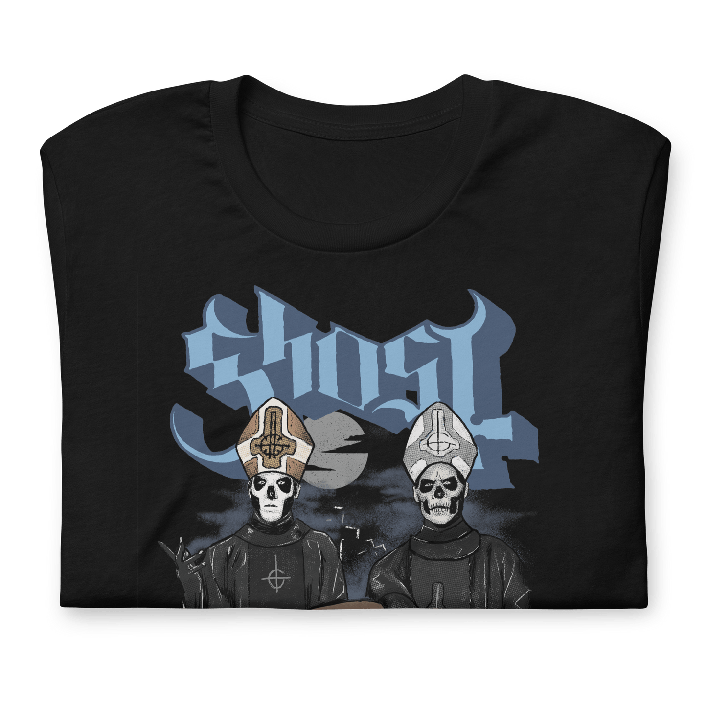 Ghost Midnight Officially Licensed Mens T Shirt Black