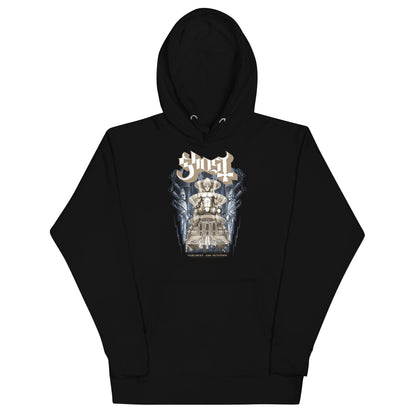 Ghost Monument Classic Mens Officially Licensed Hoodie Black