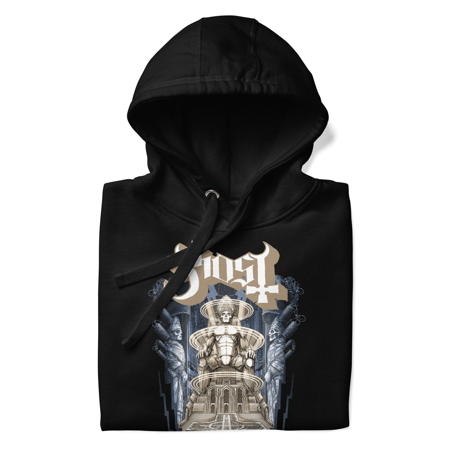 Ghost Monument Classic Mens Officially Licensed Hoodie Black