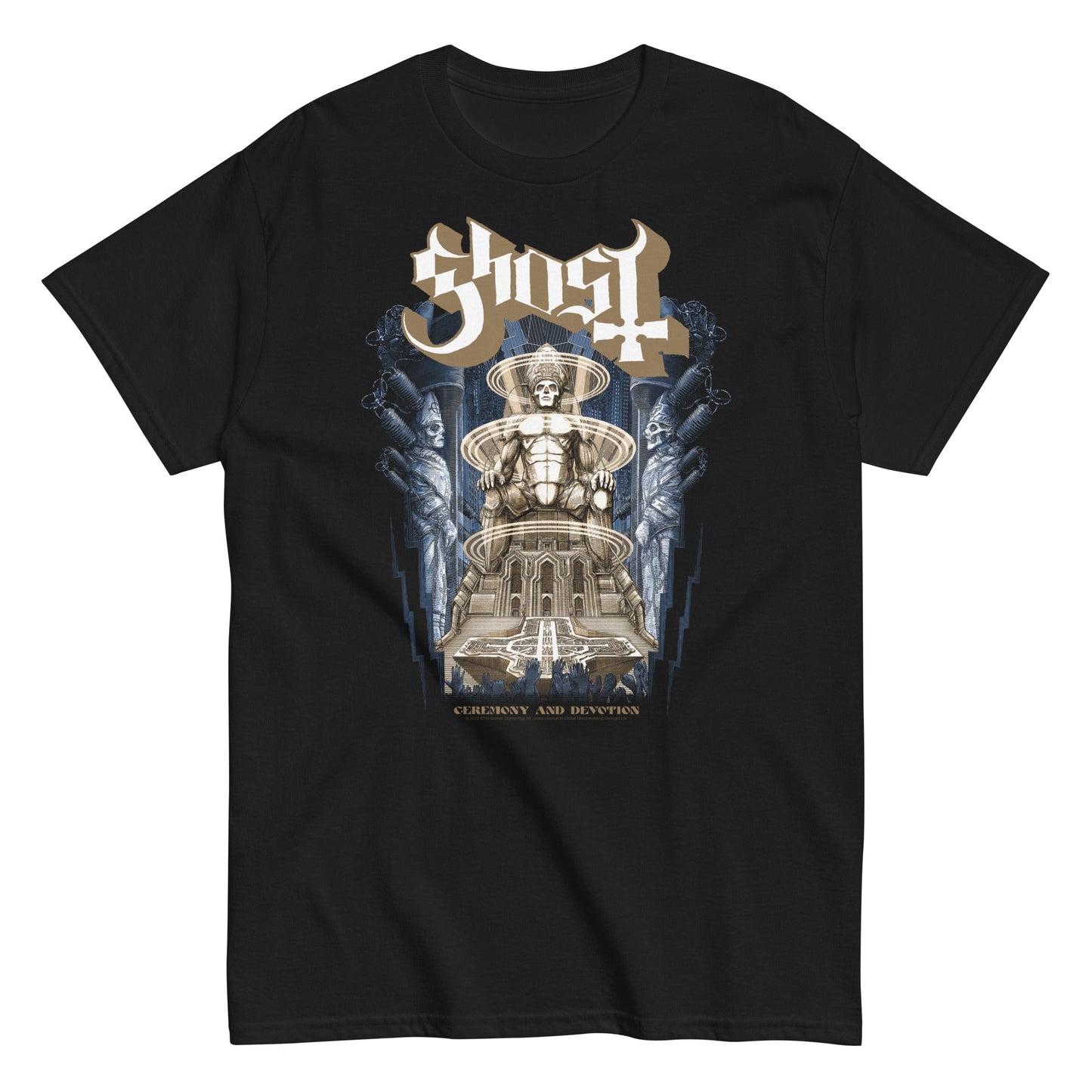 Ghost Monument Mens T Shirt Black