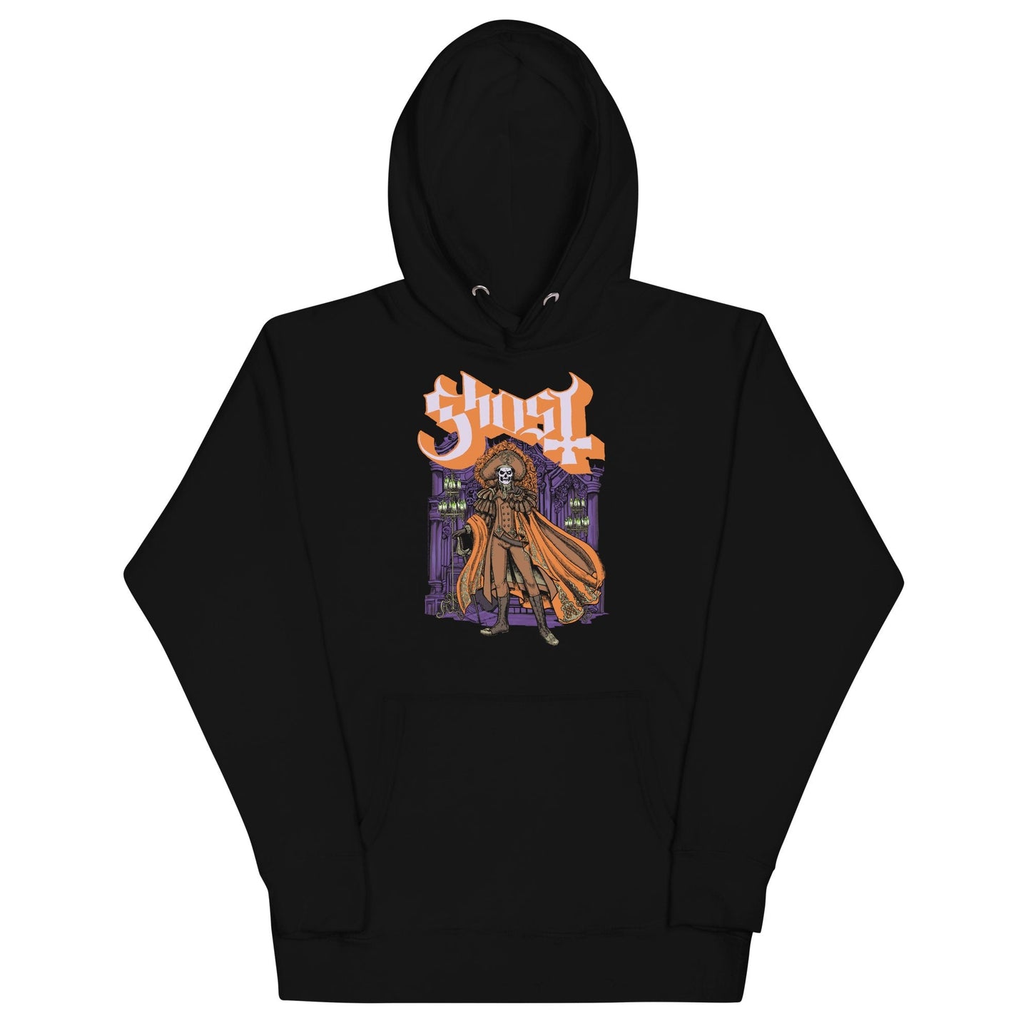 Ghost Orange Cape Classic Mens Hoodie Black