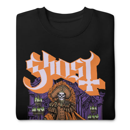 Ghost Orange Cape Jumbo Print Mens Sweatshirt Black