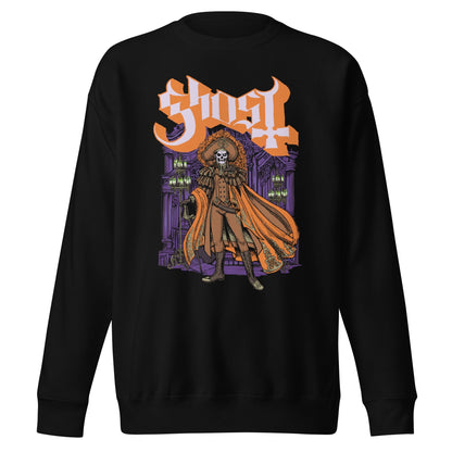 Ghost Orange Cape Jumbo Print Mens Sweatshirt Black