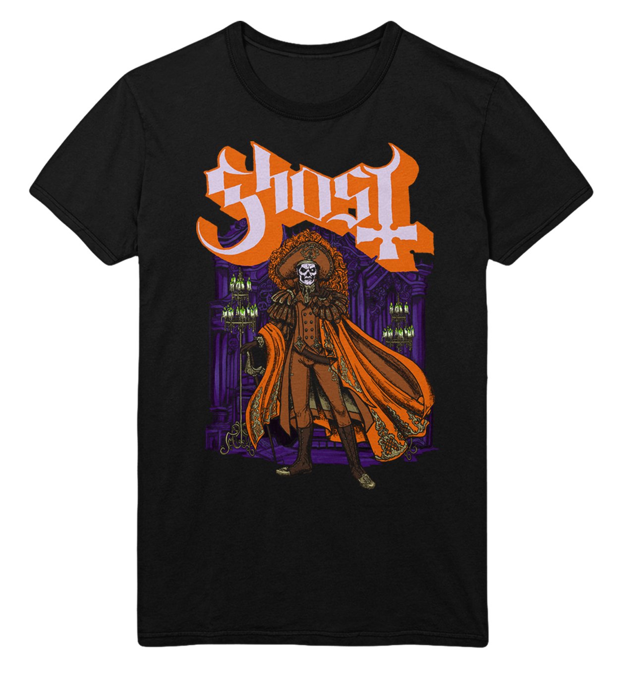 Ghost Orange Cape Mens T Shirt Black