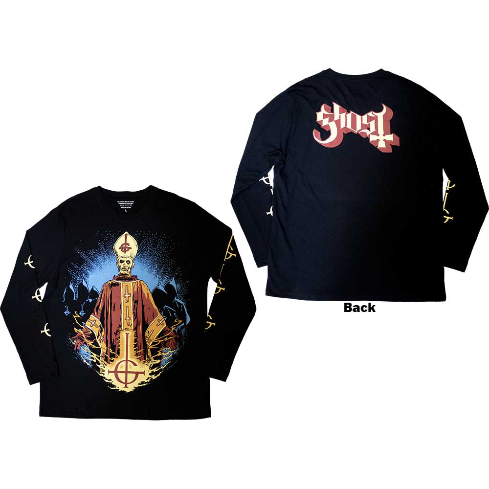 Ghost Papa & Radient Ghouls Long Sleeve Shirt Officially Licensed