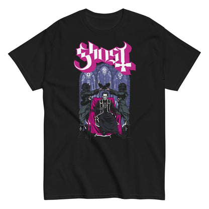 Ghost Pray for Us Officially Licensed Mens T Shirt Black