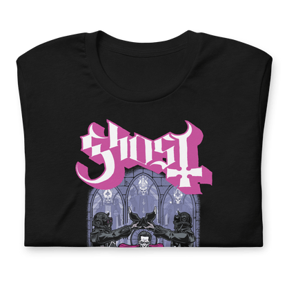 Ghost Pray for Us Officially Licensed Mens T Shirt Black