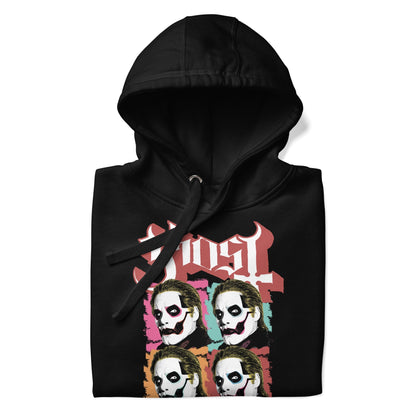 Ghost Quattro Classic Mens Officially Licensed Hoodie Black