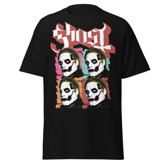 Ghost Quattro Jumbo Print Mens T Shirt Black