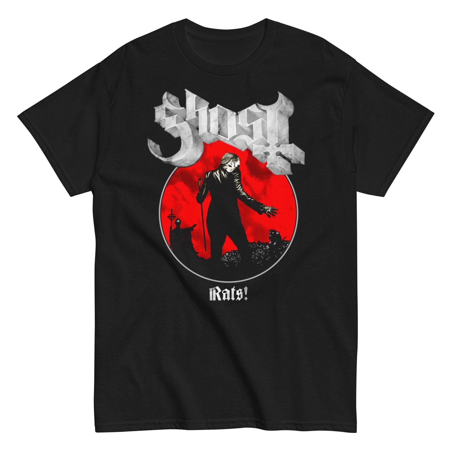 Ghost Rats! Mens T Shirt Black