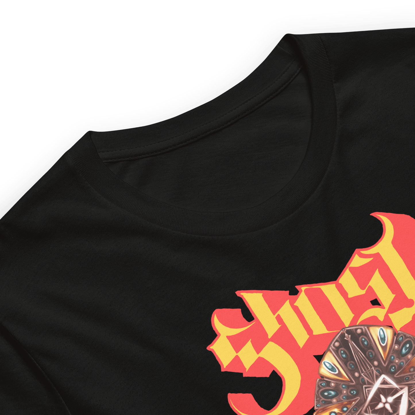 Ghost Red Glow Officially Licensed Mens T Shirt Black