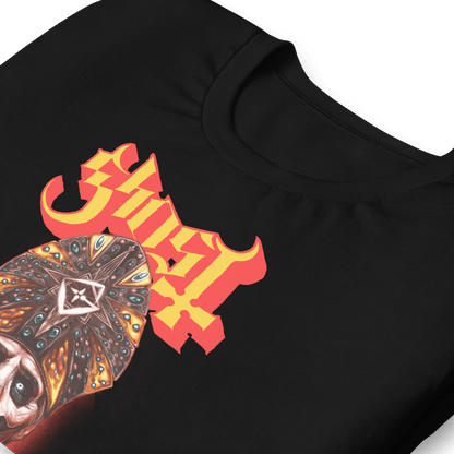 Ghost Red Glow Officially Licensed Mens T Shirt Black