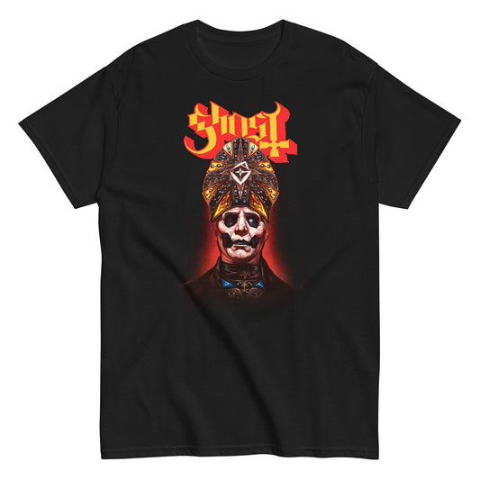 Ghost Red Glow Mens T Shirt Black