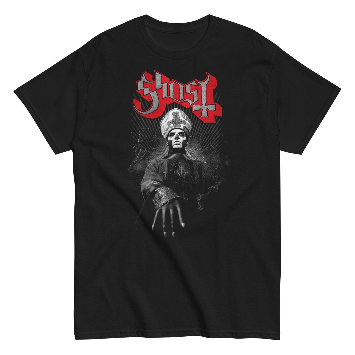 Ghost Silveresque Mens T Shirt Black