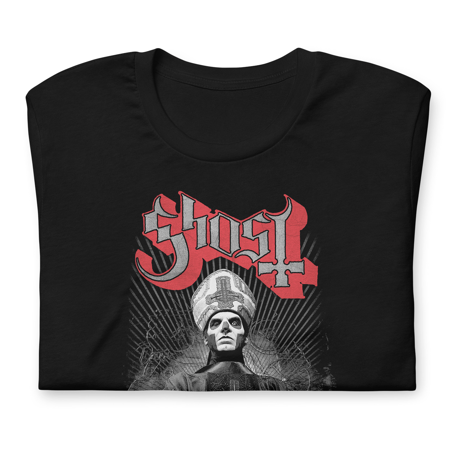 Ghost Silveresque Officially Licensed Mens T Shirt Black