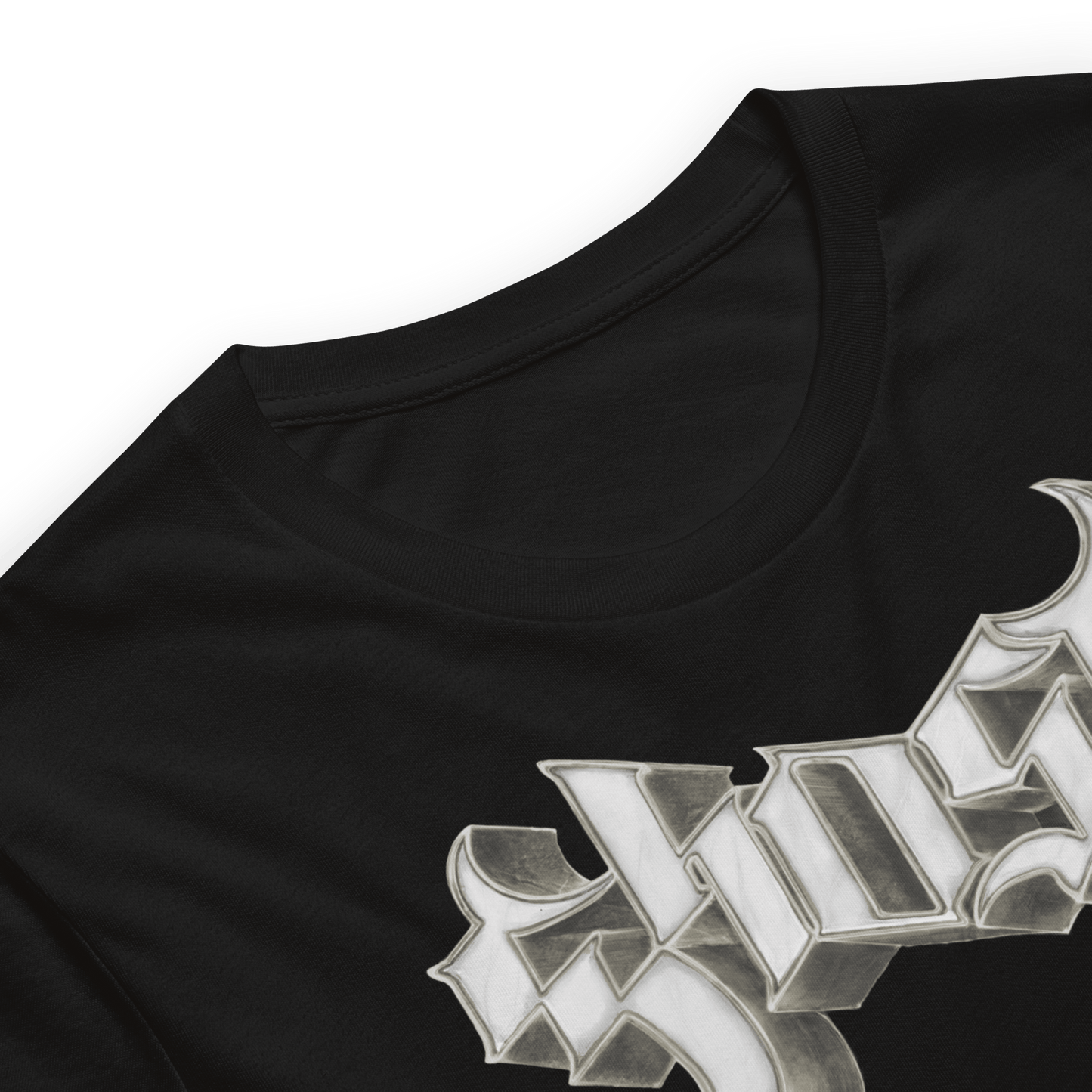 Ghost Sliver Logo Officially Licensed Mens T Shirt Black