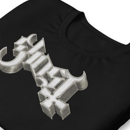 Ghost Sliver Logo Officially Licensed Mens T Shirt Black